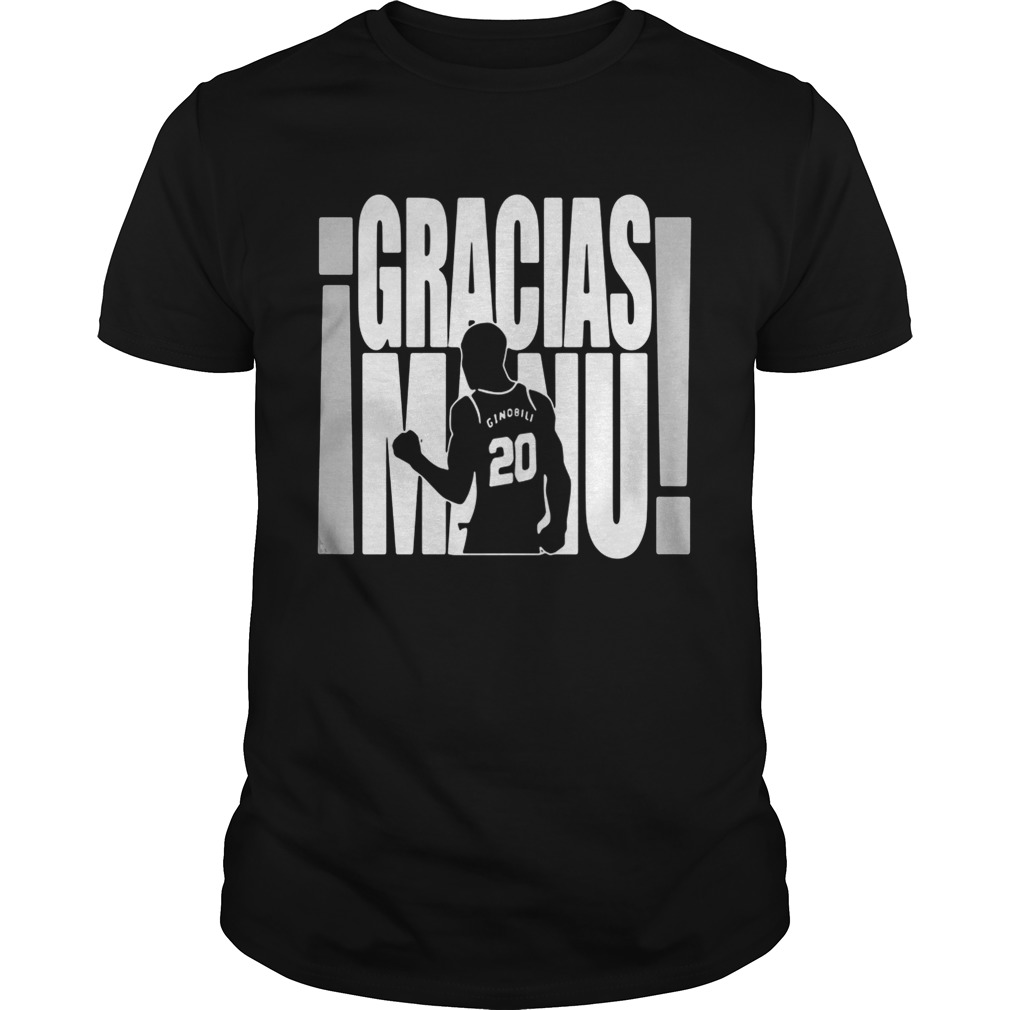 Gracias Manu Ginobili 20 shirt