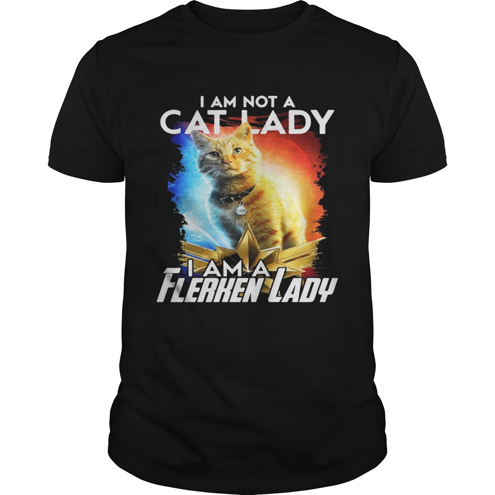 I am not cat lady I am a Flerken lady Captain Marvel shirt