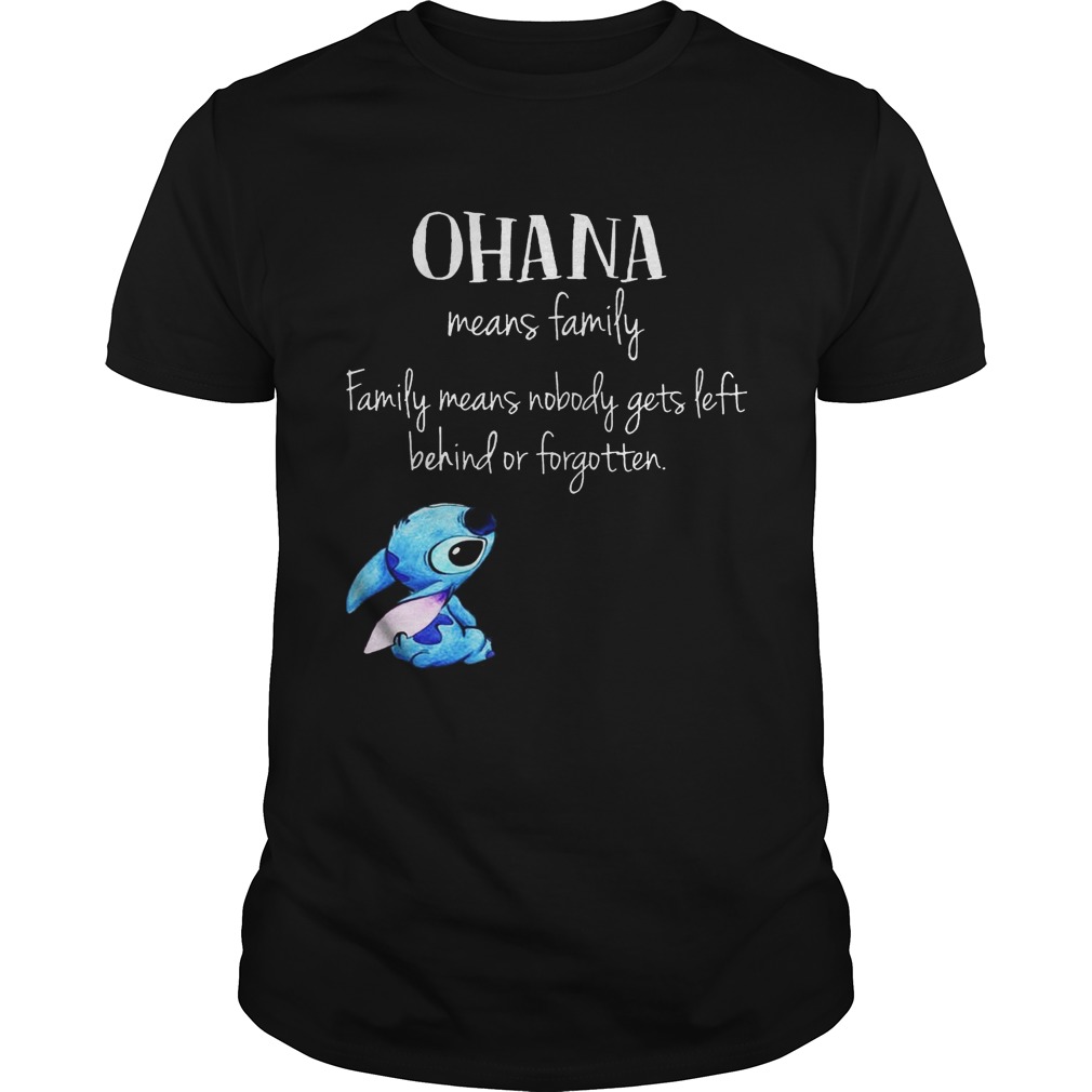 Stitch Ohana Means Family Shirt