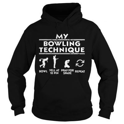 Hoodie Bowling Technique TShirt