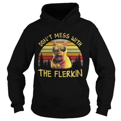 Hoodie Cat Goose dont mess with the flerkin sunset shirt