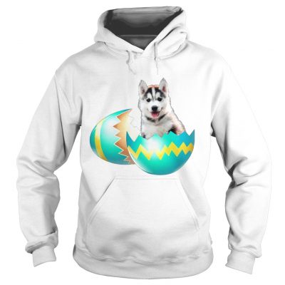 Hoodie Dog Easter Cute Husky Egg Gift Shirt