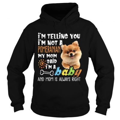 Hoodie Im Telling You Im Not a Pomeranian Im A Baby Tee