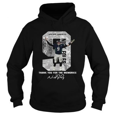 Hoodie Nick Foles Eagles Thank you for the memories signature shirt