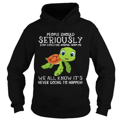 Hoodie Turtle people should seriously stop expecting normal shirt