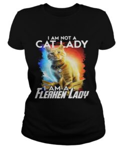 I am not cat lady I am a Flerken lady Captain Marvel ladies tee