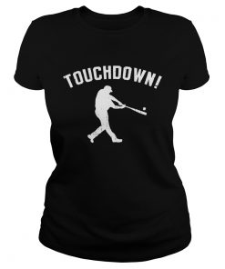 Ladies Tee Baseball Touchdown shirt