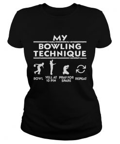 Ladies Tee Bowling Technique TShirt