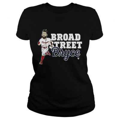 Ladies Tee Broad Street Bryce Harper Phillies WoMenTShirt