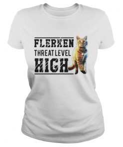 Ladies Tee Cat Flerken Threat Level High shirt