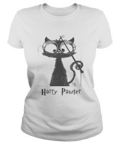 Ladies Tee Cat Harry Pawter shirt