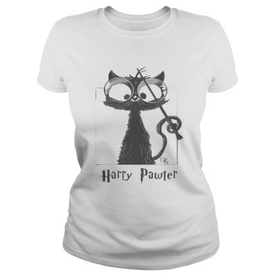 Ladies Tee Cat Harry Pawter shirt