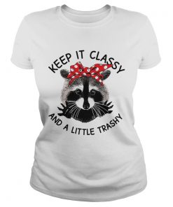 Ladies Tee Cat Keep it classy and a little trashy shirt