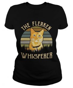 Ladies Tee Cat the Flerken Whisperer sunset shirt