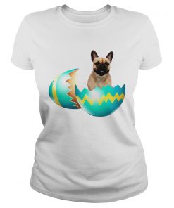 Ladies Tee Dog Easter Cute French Bulldog Egg Gift Shirt