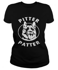 Ladies Tee Dog Pitter patter shirt