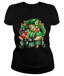 Ladies Tee Fir na tine Irish Firefighter shirt