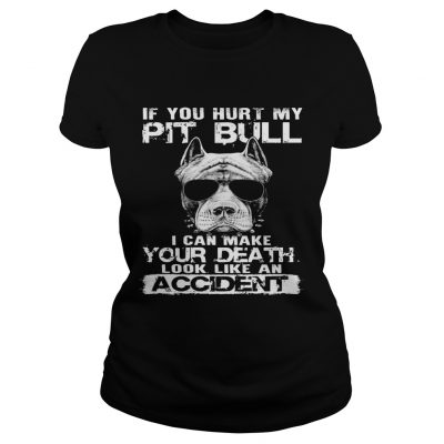 Ladies Tee If You Hurt My Pit Bull I Can Make Your Death Gift Tee For Pit bull Lover shirt