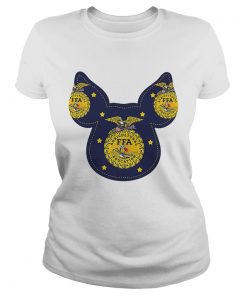 Ladies Tee Kiel Agricultural Education FFA Alumni pig shirt