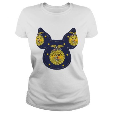 Ladies Tee Kiel Agricultural Education FFA Alumni pig shirt