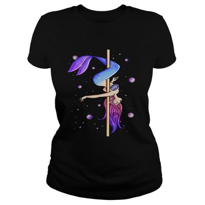 Ladies Tee Mermaid pole dancing shirt