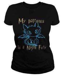 Ladies Tee My Patronus is a Night Fury Awesome Gift Shirt