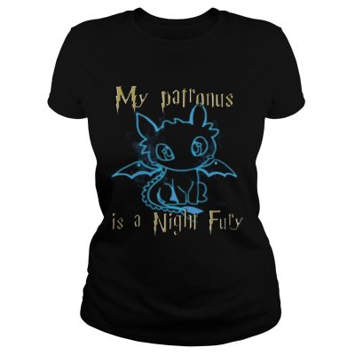 Ladies Tee My Patronus is a Night Fury Awesome Gift Shirt