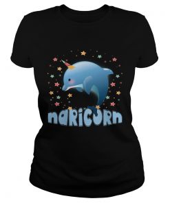 Ladies Tee Narwhal Unicorn Naricorn TShirt