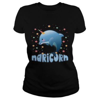 Ladies Tee Narwhal Unicorn Naricorn TShirt