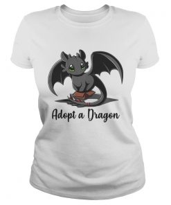 Ladies Tee Night Fury Toothless Adopt a Dragon shirt