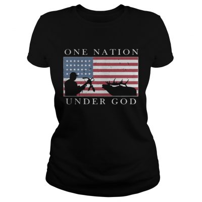 Ladies Tee One Nation Under God Shirt