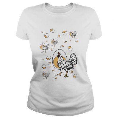 Ladies Tee Retro Roseanne Chickens Shirt