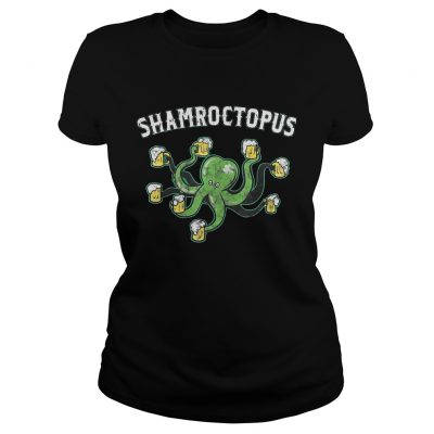 Ladies Tee Shame Octopus Beer Irish shirt