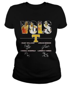 Ladies Tee Tennessee Volunteers VOLS Grant Williams Jordan Bowden Admiral Schofield Lamonte Turner shirt