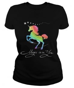 Ladies Tee Unicorn magic in you shirt