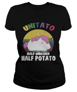 Ladies Tee Unitato half unicorn half potato shirt