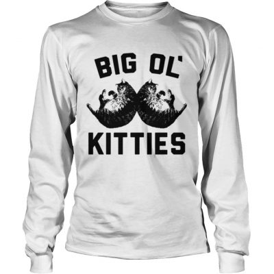 Longsleeve Tee Big ol kitties shirt