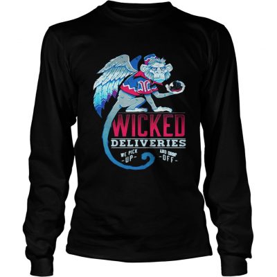 Longsleeve Tee Monkey Wicked Deliveries we pick up and drop off shirt