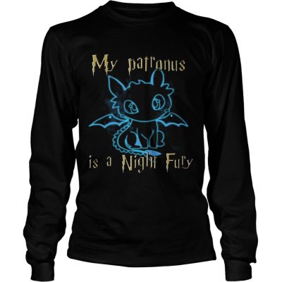 Longsleeve Tee My Patronus is a Night Fury Awesome Gift Shirt