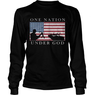 Longsleeve Tee One Nation Under God Shirt