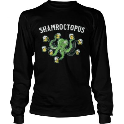 Longsleeve Tee Shame Octopus Beer Irish shirt