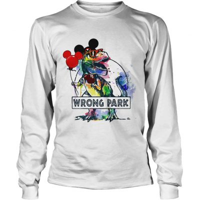 Longsleeve Tee TRex with Mickey Mouse ears wrong park shirt