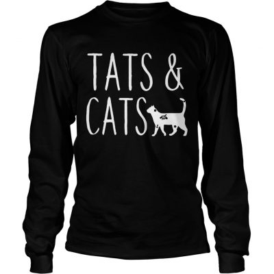 Longsleeve Tee Tats and cats shirt