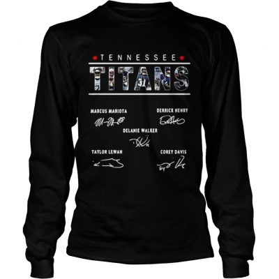 Longsleeve Tee Tennessee Titans Marcus Mariota Derrick Henry Delanie Walker Taylor Lewan Corey Davis shirt