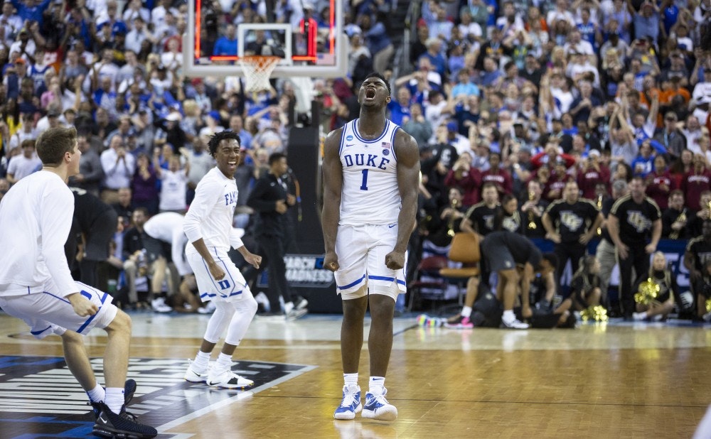 MOUNT ZION Williamson, Barrett help Duke men's basketball escape Central Florida in final seconds