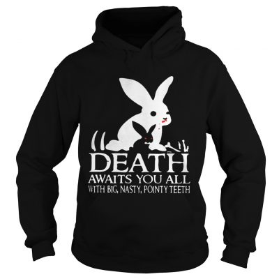 Monty Python Rabbit death awaits you all with big nasty pointy teeth hoodie