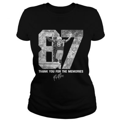 Rob Gronkowskis Thank You For The Memories ladies tee