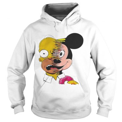 Simpsons and Mickey Mouse hoodie