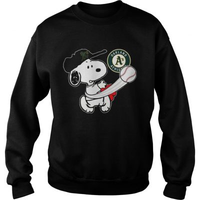 Snoopy Play Baseball TShirt For Fan Athletics sweatshirt