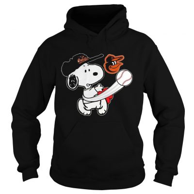 Snoopy Play Baseball TShirt For Fan Orioles hoodie